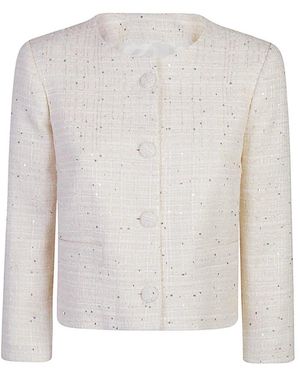 Eleventy Tweed Jackets - Blanco