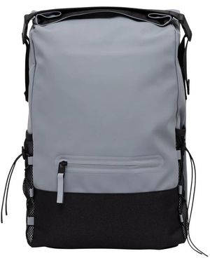 Rains Trail Mountaineer Rolltop Rucksack - Schwarz