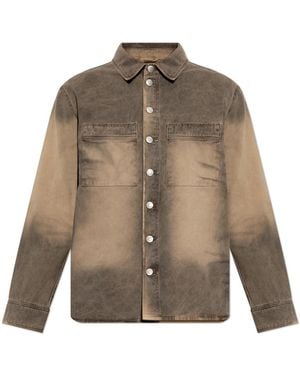 MISBHV Jassen ,Bruin ,Denim Denim Jas - Groen