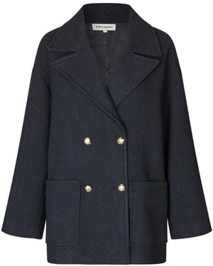 Lolly's Laundry Double-Breasted Coats - Blauw