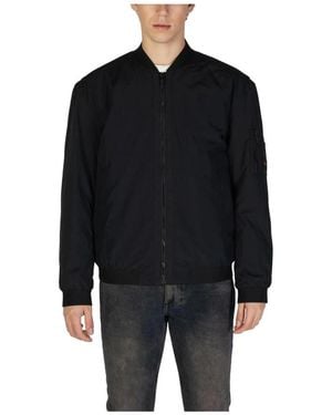 BOSS Regular Fit Wollmischungs-Blazer - Schwarz