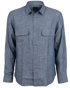 B.D. Baggies Overhemden ,Blauw ,Katoen Kris Casual Shirt