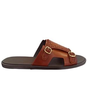 Santoni Sliders - Marrón