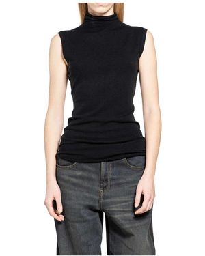 6397 Sleeveless Tops - Black