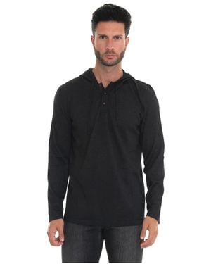 Kiton Long Sleeve T-Shirts - Black