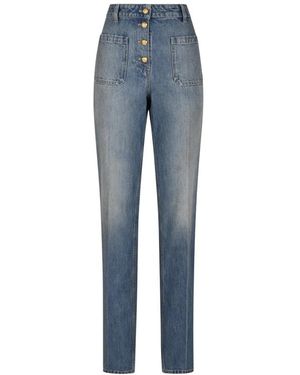 Valentino Straight Jeans - Azul