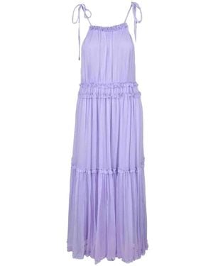 WEILI ZHENG Midi Dresses - Purple