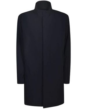 Giorgio Armani Single-Breasted Coats - Blue