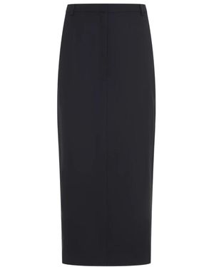 Theory Midi Skirts - Zwart