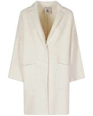 Semicouture Single-Breasted Coats - Neutro
