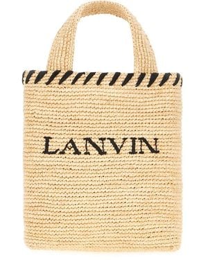 Lanvin Tote Bags - Natural