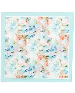 D'Aniello Silky Scarves - Blue