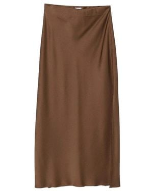 Brunello Cucinelli Maxi Rok - Bruin