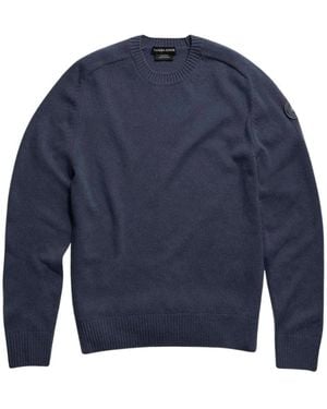 Canada Goose Round-Neck Knitwear - Blue