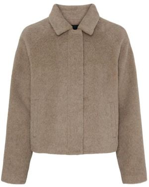 Btfcph Kurzer Wollmantel - Braun