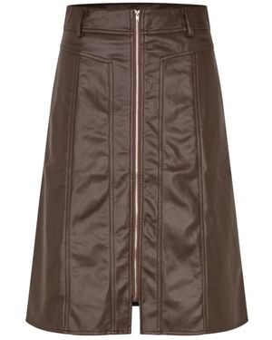 Lolly's Laundry Midi Skirts - Brown