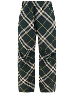 Burberry Straight Trousers - Green