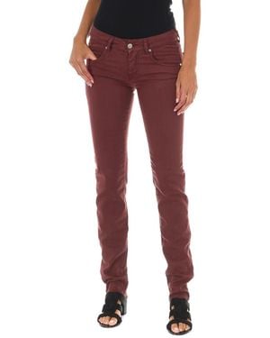 Met Slim-Fit Jeans - Rojo
