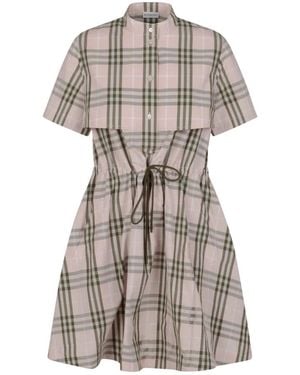 Burberry Shirt Dresses - Gray