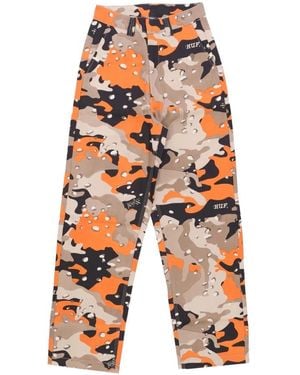 Huf Straight Trousers - Orange