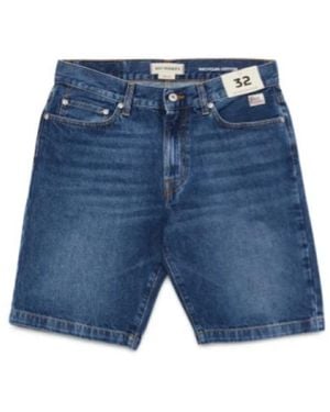 Roy Rogers Denim Shorts - Azul