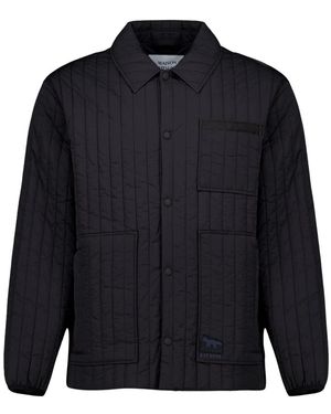Maison Kitsuné Gesteppte Jacke - Blau