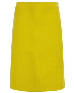 Ferragamo Midi Skirts - Yellow
