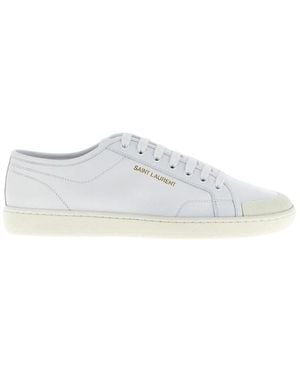 Saint Laurent Court Classic Sl06 Lowtop Sneaker - Weiß