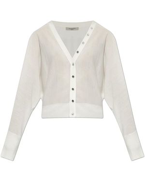 AllSaints Truien & Vesten ,Wol Cardigan Honor - Wit