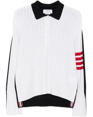 Thom Browne Polo Shirts - Black