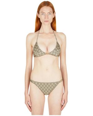 Gucci Badmode ,Gg String Bikini - Naturel