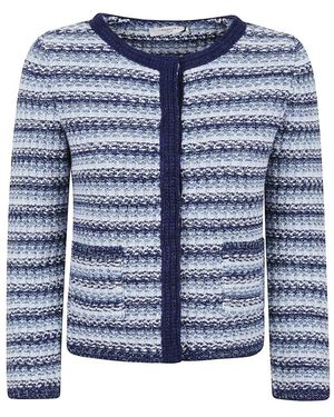 Charlott Truien & Vesten ,Blauw ,Blauwe Jas Voor Vrouwen