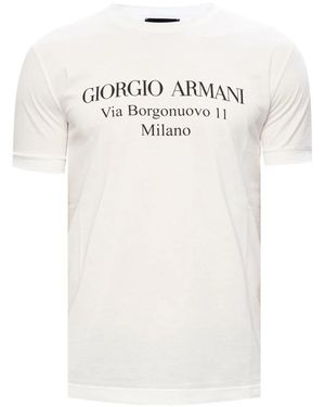 Giorgio Armani Logo t-shirt - Weiß
