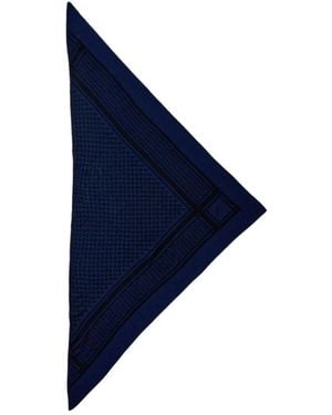 Lala Berlin Kasjmier Driehoek Trinity Sjaal - Blauw