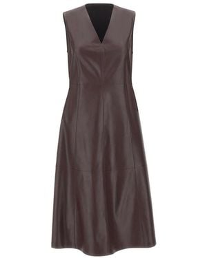 Elena Miro Midi Dresses - Marrón