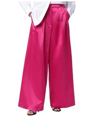 Dries Van Noten Wide Trousers - Pink