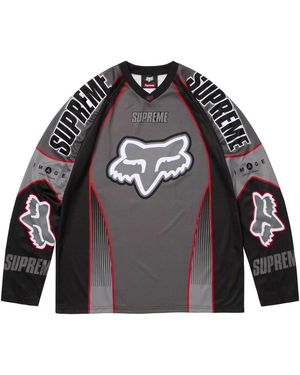 Supreme Fitness ,Zwart ,Poly Jersey - Grijs