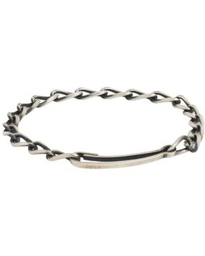 Werkstatt:münchen Long Link Flat Bracelet - Weiß