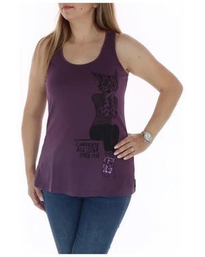 Converse Sleeveless Tops - Violet