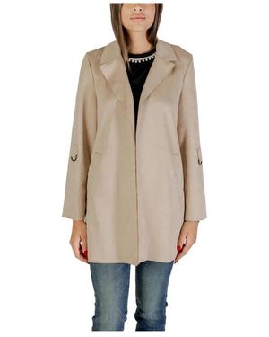 ONLY Single-Breasted Coats - Naturel
