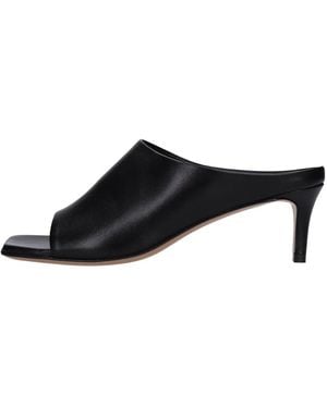 Guglielmo Rotta Heeled Mules - Black