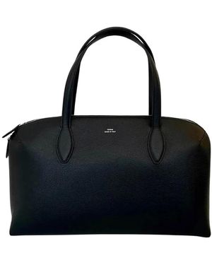 TOTEME Tassen ,Zwart ,Leer M Grained Leather Day Tote Bag