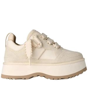 UGG Schoenen ,Nylon Astromel Platform Sneakers - Naturel