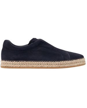 SCAROSSO Thiago Blaue Wildleder Espadrilles