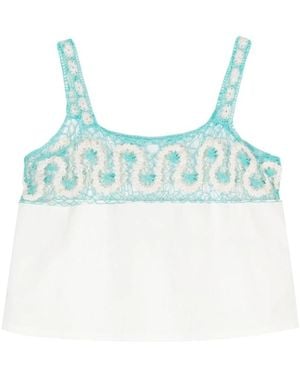 Bode Sleeveless Tops - Blue