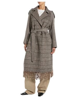Replay Double-Breasted Coats - Brown