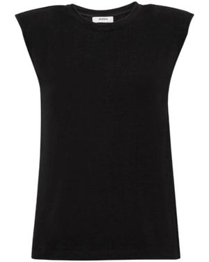Alpha Studio Sleeveless Tops - Black