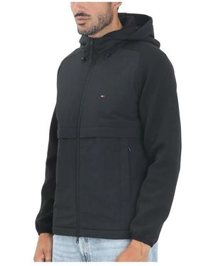 Tommy Hilfiger Jassen ,Zwart ,Antivento Light Jacket - Blauw