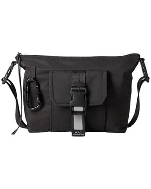 A.P.C. Cross Body Bags - Nero