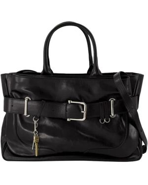 OSOI Baumwolle Handtaschen - Schwarz